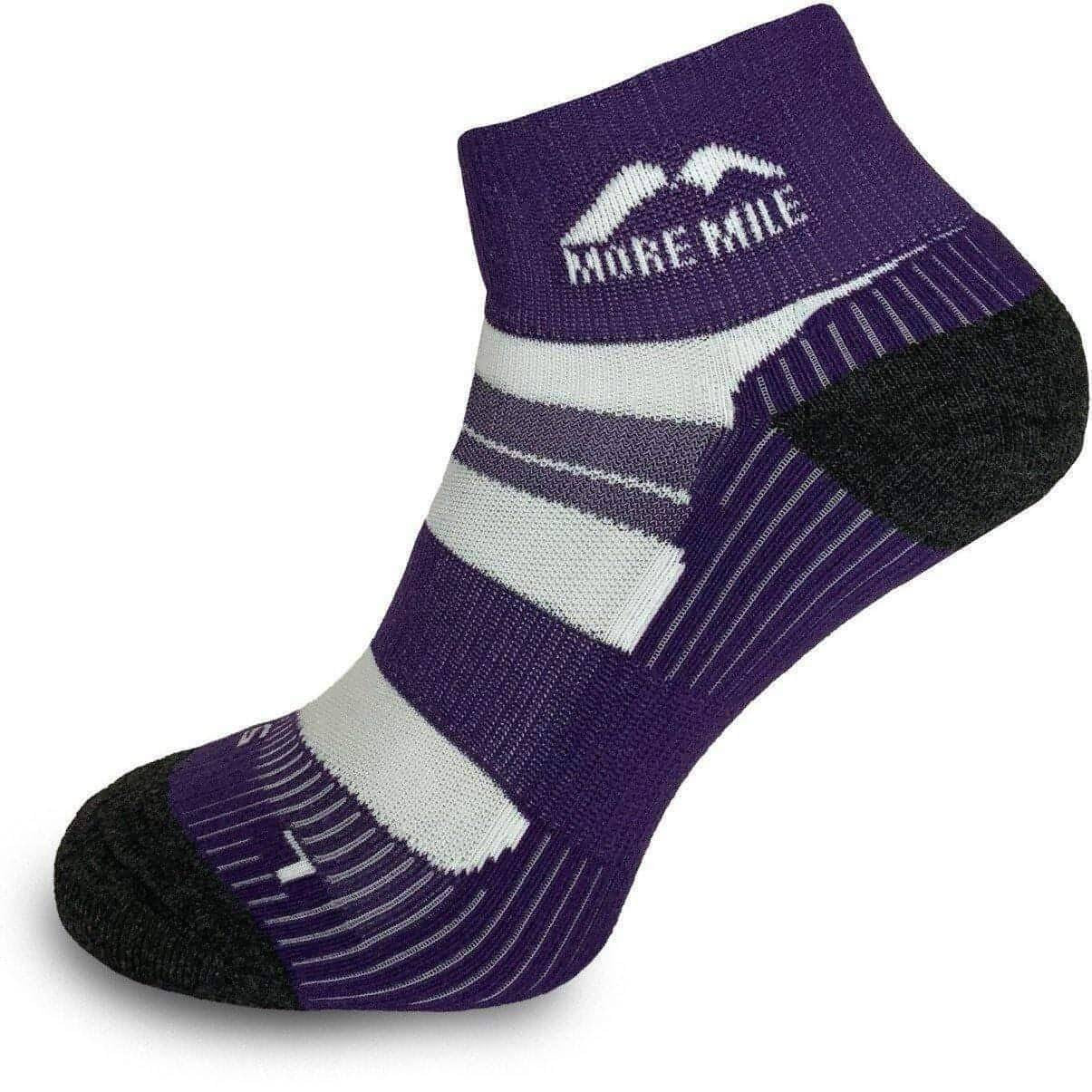 More Mile Womens Endurance 5 Pack Coolmax Cushioned Running Ankle Socks