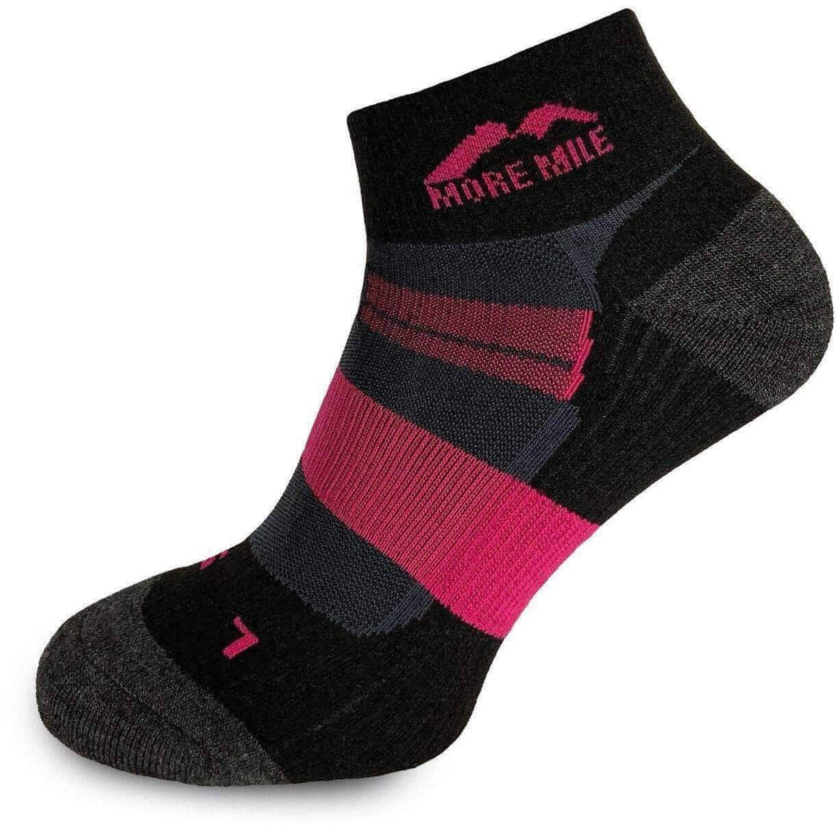 More Mile Womens Endurance 5 Pack Coolmax Cushioned Running Ankle Socks