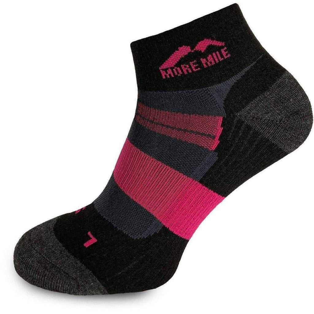 More Mile Womens Endurance 5 Pack Coolmax Cushioned Running Ankle Socks